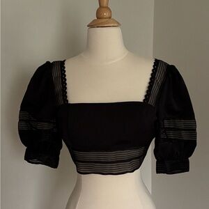 Elegant Black Women's Top